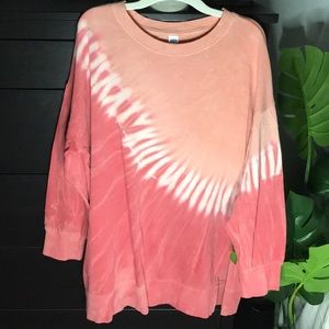 Oversized Tie Die Sweatshirt